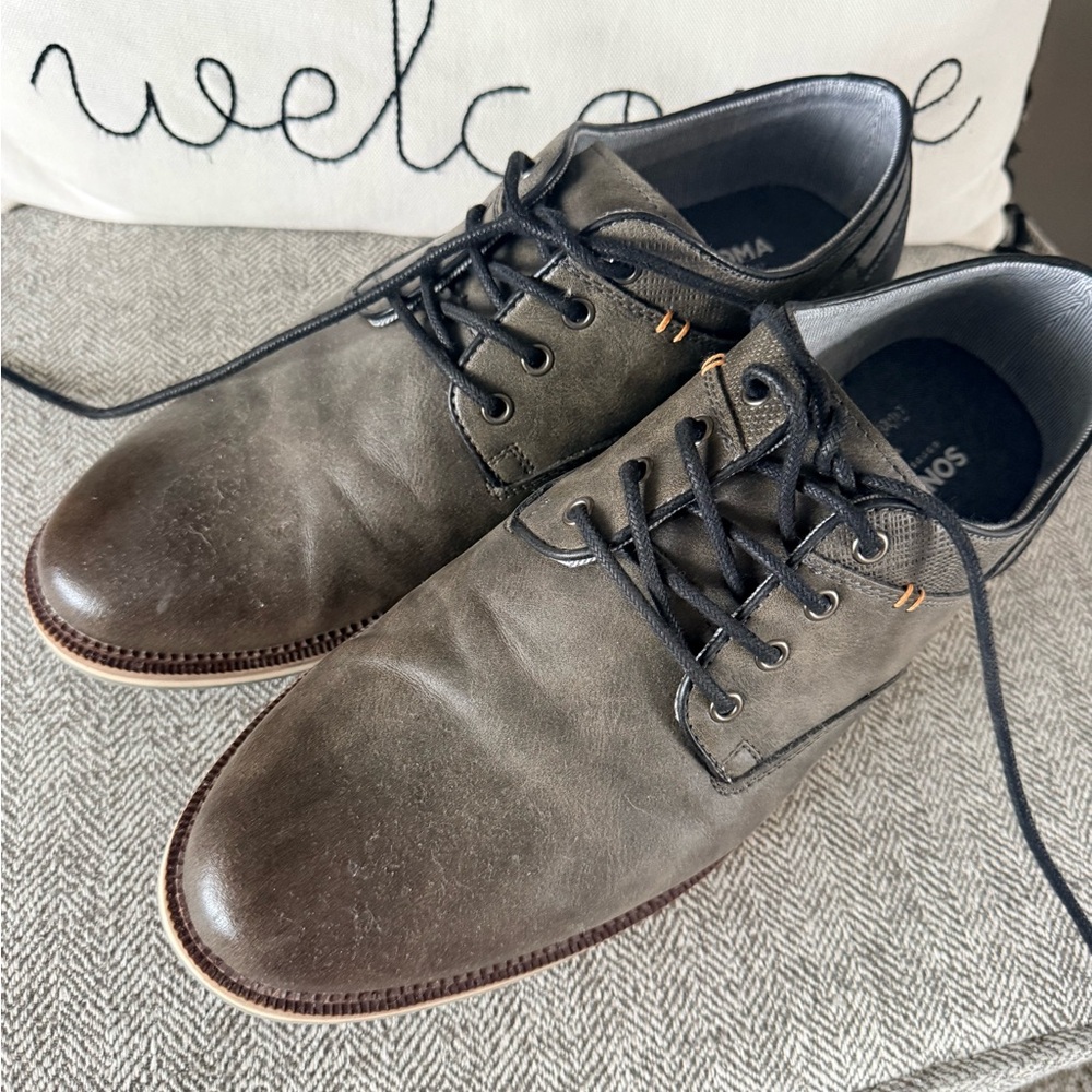 Sonoma Men's Gray and Brown Oxfords